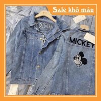 ÁO KHOÁC BÒ MICKEY BAO ĐẸP - Mẫu mới 2021