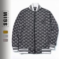 Áo khoác BOMBER AM cotton Umi viền tay cao cấp dày dằn Premium Basic - New collection | Sgimstudio SK-007
