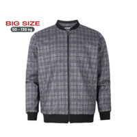 Áo khoác BOMBER bigsize nam 2 lớp cao cấp cho người mập mặc mùa thu đông lót vải gió mềm size lớn từ 2xl -7xl(78-135kg)