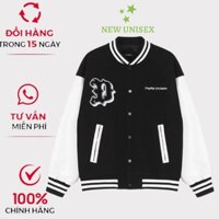 Áo Khoác Bomber D Phối Tay Trắng Áo khoác Nam Nữ Chất nỉ ngoại unsiex nam nữ - TP135 [NewUnisex]