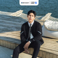 Áo khoác bomber dạ lông cừu nam Metagent MS 77E3191