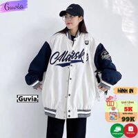 Áo Khoác Bomber Dù 2 Lớp 2023 Nam Nữ Unisex Nhiều Mẫu Mới Form Rộng Áo Chống Nắng Varsity - ALASKA Trắng - XL dưới 62Kg &lt;1m68