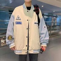 Áo khoác bomber dù unisex nam nữ chống nắng cực chất K FASHION - ThoiTrang - K FASHION KEM - SIZE L <55KG