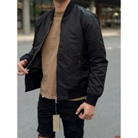 Áo khoác Bomber gió Dior Đen logo chữ thêu lưng túi bụng LA [ Hàng QC VIP ]