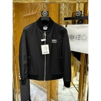 Áo khoác Bomber gió Kenzo Đen logo mặt hổ thêu LA [ Hàng QC VIP ]