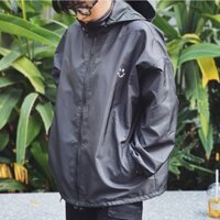Áo khoác Bomber jacket nam nữ vải dù 2 lớp SMILE