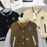 Áo khoác bomber jacket nam nữ phối