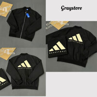 Áo Khoác Bomber Jacket Basketball  Nam Nữ phong cách Hàn Quốc,hàng xịn đẹp mặc siêu ấm 3 Lớp Trần Bông GRAY STORE