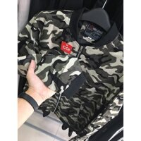 Áo khoác bomber kaki rằn ri RR1