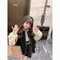 ÁO KHOÁC BOMBER MICKEY TAY NHÚN THỜI TRANG CHO BÉ- HÀNG QCCC