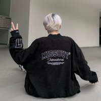 Áo Khoác bomber missout Typo nam nữ Kun Shop