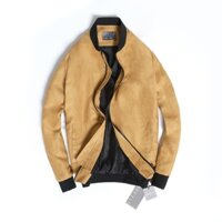 Áo khoác bomber nam da lộn cực đẹp