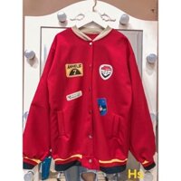 Áo khoác bomber nam nữ Nỉ Cao cấp, áo khoác nam nữ unisex Bomber Số 7