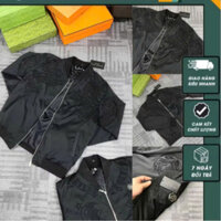 Áo Khoác Bomber Nam Thêu Hổ 2 Bên Vải Gió 2 Lớp Siêu Đẹp