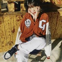 Áo Khoác Bomber Nhung Unisex - Áo Khoác Kaki Nam Nữ GONZ 4 MÀU Chất Liệu Nhung Tăm Siêu Hot - NÂU GẠCH