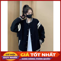 Áo Khóac Bomber Nỉ Bóng Chày Dài Tay Unisex M3194 - Yamy888