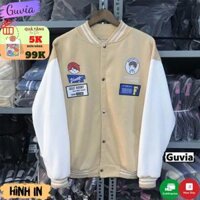 Áo khoác bomber nỉ in Diner khoá nút Cardigan trần bông form rộng Unisex nam nữ - Dinner Nâu XL