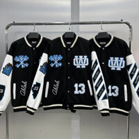 Áo Khoác bomber Off-Wh.ite THE WITCH Varsity Jacket Áo bomber jacket OW x AC Milan LIOUNISEX