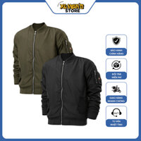 Áo Khoác Bomber Phi Công Pilot Chính Hãng, Jacket Nam Form Boxy Có Túi Trong