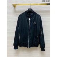 Áo khoác BOMBER PLIP Nam họa tiết phối chất gió 2 lớp form chuẩn