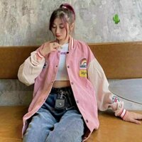 Áo khoác bomber thêu