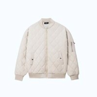 Áo khoác Bomber TRẦN TRÁM 7 KEM TOPGU siêu đẹp, vải bông 3 lớp, dày dặn trẻ trung Menswear Nam Jacket