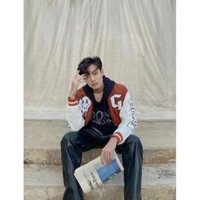 Ao Khoac Bong Chay Bomber In Hình Siêu Xinh Form Rong Unisex-AKNHUNGHOATHINH - Nâu Freesizr 75Kg