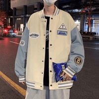 Áo khoác bóng chày form rộng FASHION vải dù 2 lớp thêu LOGO UNISEX  nam nữ (kèm ảnh thật) Kyt_Fashion