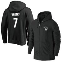 Áo Khoác Bóng Rổ Tay Dài Có Nón Giữ Ấm Thời Trang Cho Nam Áo Khoác Thể Thao 7 Durant / / Brooklyn / / Harden