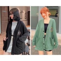 Áo Khoác Cadigan Mỏng Hoa Cúc Có Cúc