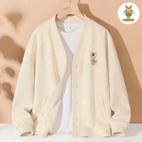 Áo khoác cài cúc in hoa cho bé gái size đại BEESHOP D24110