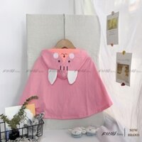 Áo khoác cánh dơi hồng thỏ
