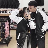 ÁO KHOÁC CẶP ĐÔI NAM NỮ ĐẸP - M301 - KEM,L<65kg