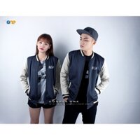 Áo Khoác Cặp Dù Bomber Phối Tay