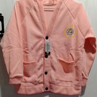 ÁO KHOÁC CARDIGAN - ÁO KHOÁC NỈ FUN 4 MÀU - HỒNG