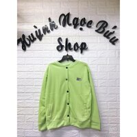 Áo khoác cardigan  Cardigan thêu hình - Xanh lá