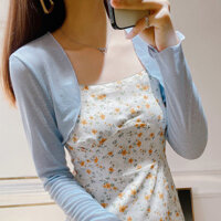Áo khoác Cardigan chống nắng mùa hè dành cho nữ Áo khoác voan mỏng siêu ngắn