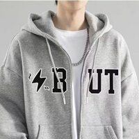 Áo khoác Cardigan có mũ trùm đầu Áo khoác nam mùa thu đông thể thao dáng rộng Áo khoác bé trai hàng đầu