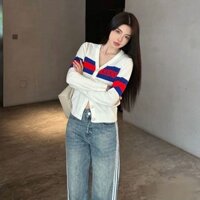 Áo khoác Cardigan Gucci nữ mùa thu 2024 phong cách mới Áo khoác thời trang thời trang