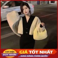 Áo Khoác Cardigan Len Lông Dài Tay Dáng Rộng Hàng Quảng Châu AK0018 - Violet