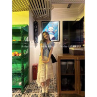 Áo khoác cardigan mỏng cổ V mùa hè mới, thiết kế cảm giác, áo khoác dệt kim chống nắng, vải nhung dệt ngựa Guanwo PJKB TZY5