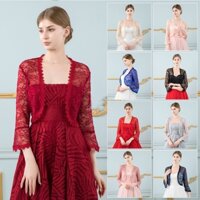 Áo Khoác Cardigan Mỏng Nhẹ Phối Ren Nhiều Màu Thời Trang Xuân Hè Cho Cô Dâu