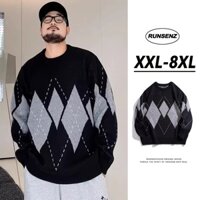 Áo Khoác Cardigan Nam Cổ Tròn Dáng Rộng Giữ Nhiệt Hàn Quốc Cỡ xxl-8xl