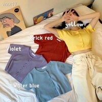 ♟Áo Khoác Cardigan Ngắn Tay Dáng Ôm Thời Trang Cho Nữ