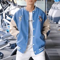 Áo khoác cardigan nỉ ngoại NAM NỮ  - XANH,XL