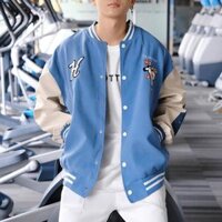Áo khoác cardigan nỉ ngoại NAM NỮ  - XANH,XL