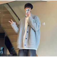 Áo Khoác Cardigan Nỉ Unisex