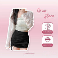 ÁO KHOÁC CARDIGAN NỮ, KIỂU REN, HOA NỔI, NHẸ NHÀNG XINH XẮN - QRUASTORE