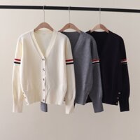 Áo Khoác Cardigan Sọc Cao Cấp