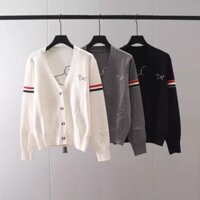 Áo Khoác Cardigan Thome Len ,Thêu Hình Cún Dễ Thương ,H1150